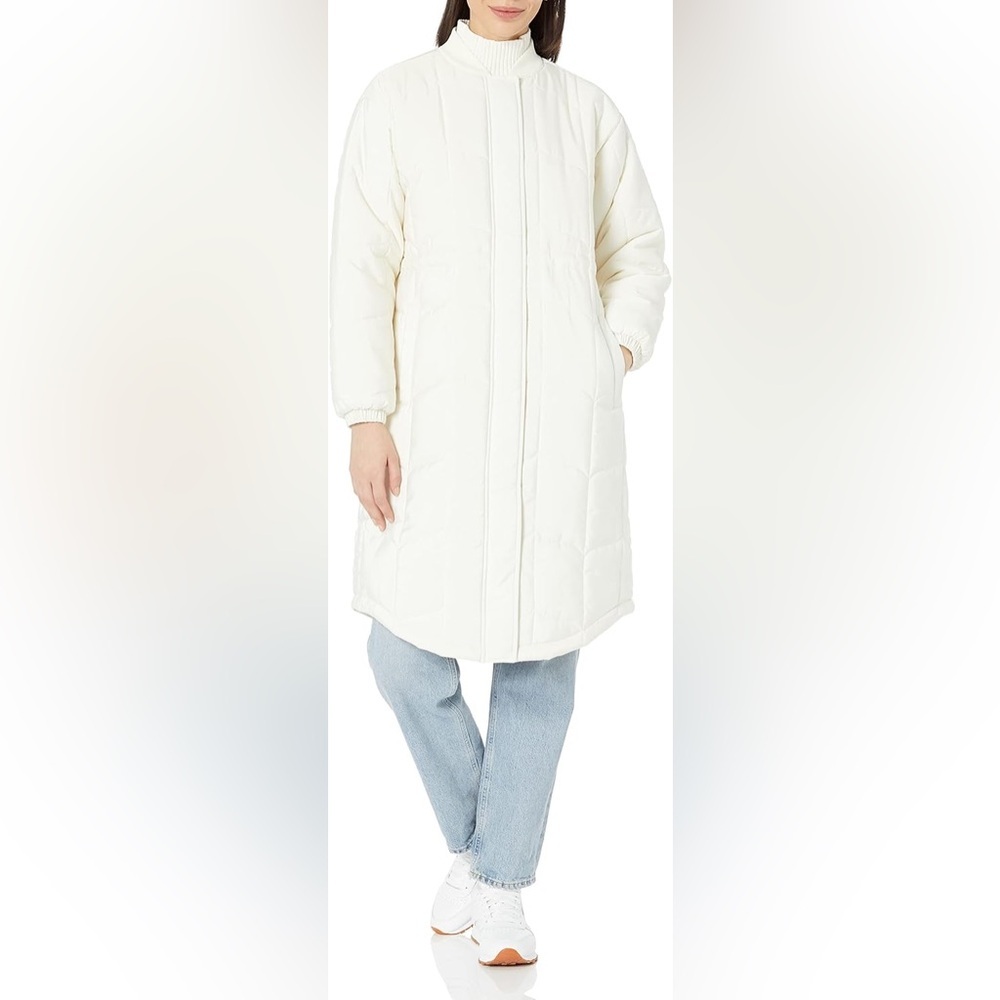 Amazon Essentials Women's Oversized Eggshell Puffer Coat XXL - Picture 3 of 5